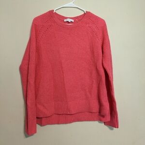 White + Warren 100% Cashmere Sweater in Pink Size X-Small Cozy Fall